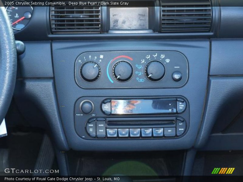 Controls of 2005 Sebring Convertible