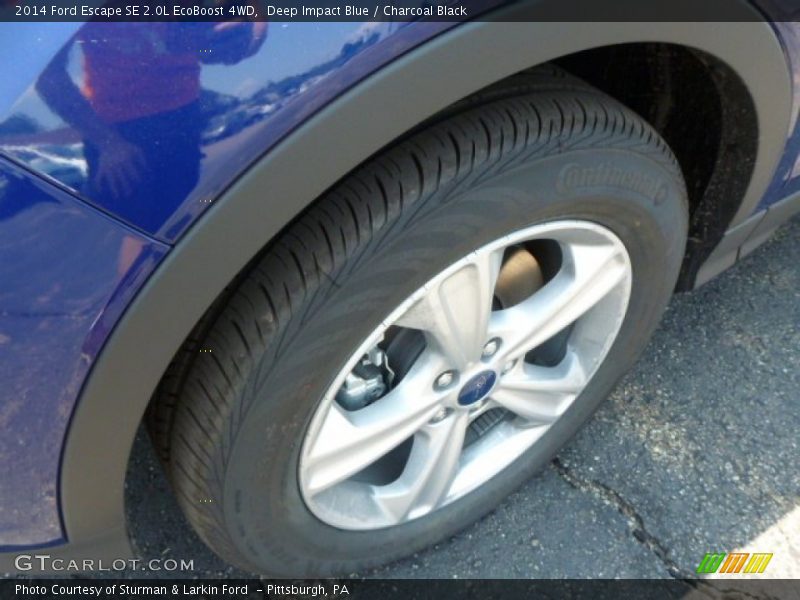 Deep Impact Blue / Charcoal Black 2014 Ford Escape SE 2.0L EcoBoost 4WD
