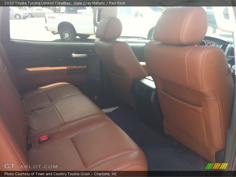 Slate Gray Metallic / Red Rock 2010 Toyota Tundra Limited CrewMax