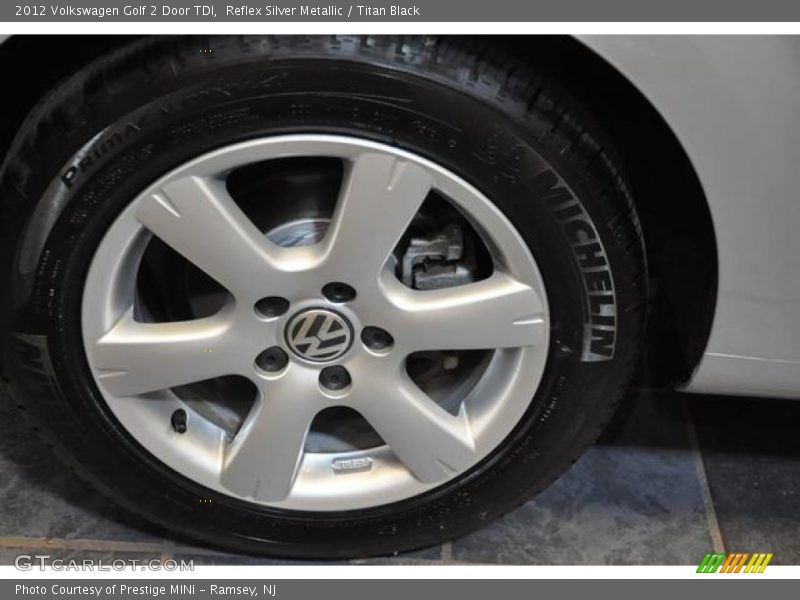 Reflex Silver Metallic / Titan Black 2012 Volkswagen Golf 2 Door TDI