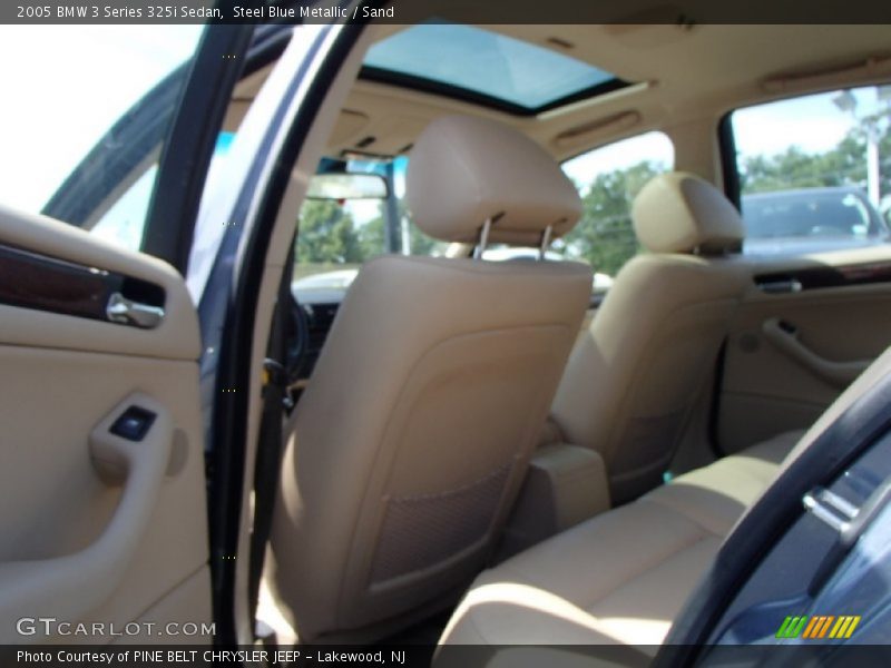 Steel Blue Metallic / Sand 2005 BMW 3 Series 325i Sedan
