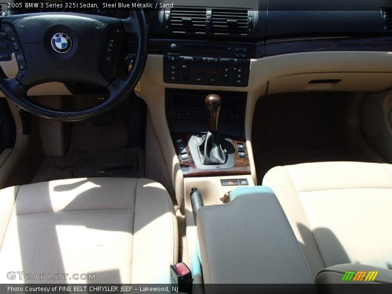 Steel Blue Metallic / Sand 2005 BMW 3 Series 325i Sedan