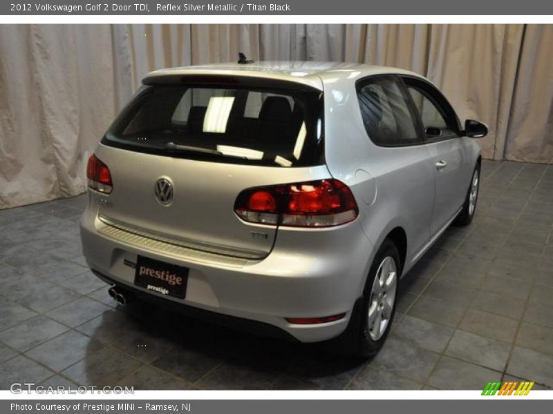 Reflex Silver Metallic / Titan Black 2012 Volkswagen Golf 2 Door TDI