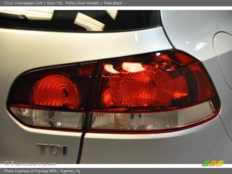 Reflex Silver Metallic / Titan Black 2012 Volkswagen Golf 2 Door TDI