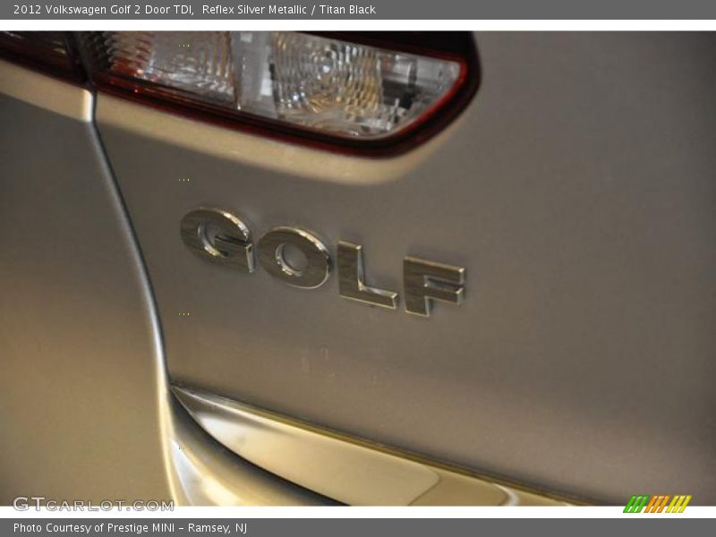 Reflex Silver Metallic / Titan Black 2012 Volkswagen Golf 2 Door TDI