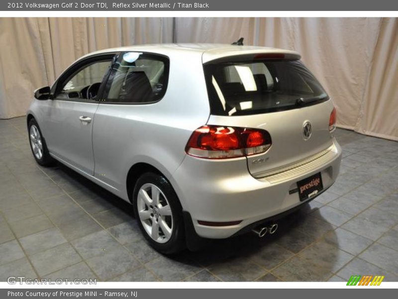 Reflex Silver Metallic / Titan Black 2012 Volkswagen Golf 2 Door TDI