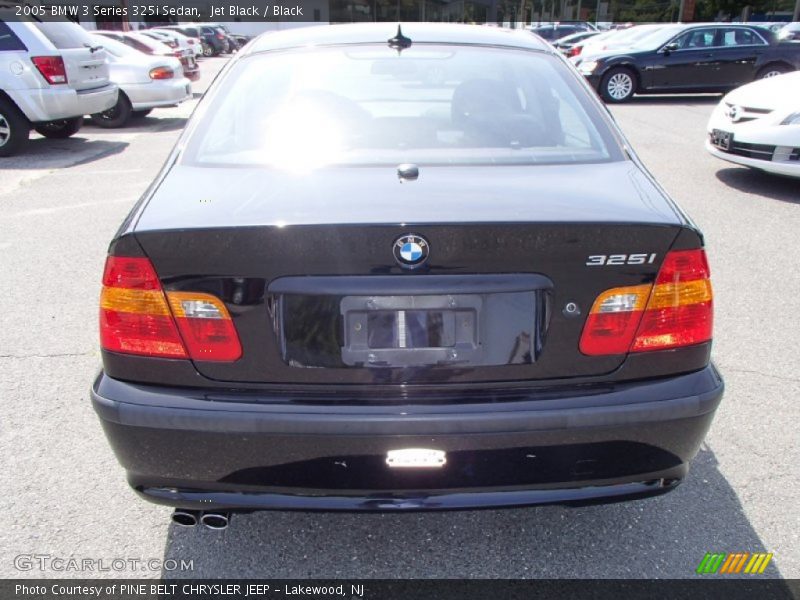 Jet Black / Black 2005 BMW 3 Series 325i Sedan