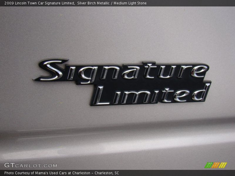 Silver Birch Metallic / Medium Light Stone 2009 Lincoln Town Car Signature Limited