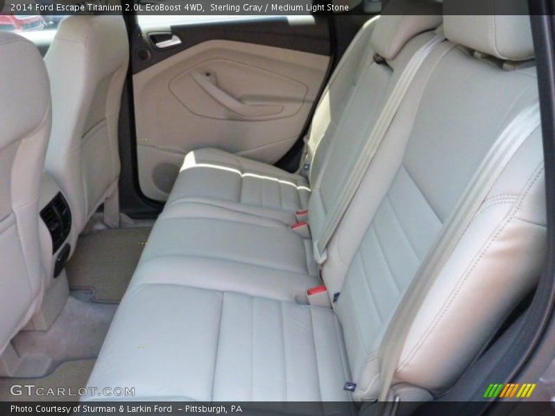 Rear Seat of 2014 Escape Titanium 2.0L EcoBoost 4WD