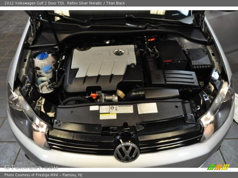 Reflex Silver Metallic / Titan Black 2012 Volkswagen Golf 2 Door TDI