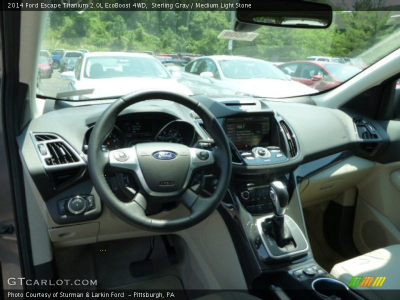 Dashboard of 2014 Escape Titanium 2.0L EcoBoost 4WD