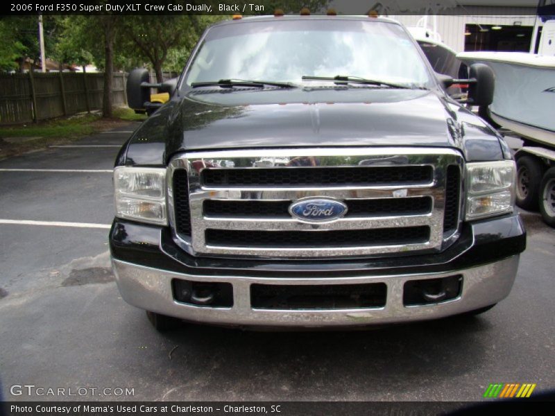 Black / Tan 2006 Ford F350 Super Duty XLT Crew Cab Dually
