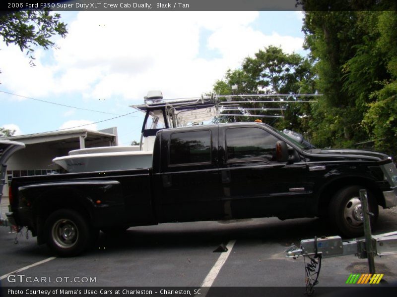 Black / Tan 2006 Ford F350 Super Duty XLT Crew Cab Dually
