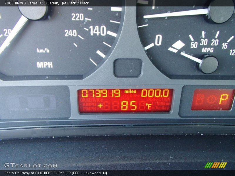 Jet Black / Black 2005 BMW 3 Series 325i Sedan