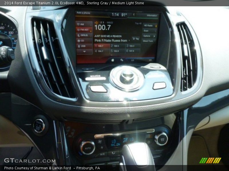 Controls of 2014 Escape Titanium 2.0L EcoBoost 4WD