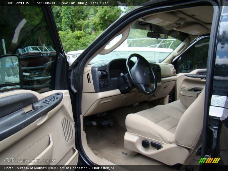 Black / Tan 2006 Ford F350 Super Duty XLT Crew Cab Dually