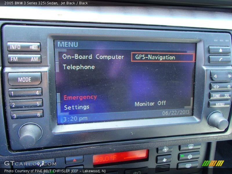 Jet Black / Black 2005 BMW 3 Series 325i Sedan