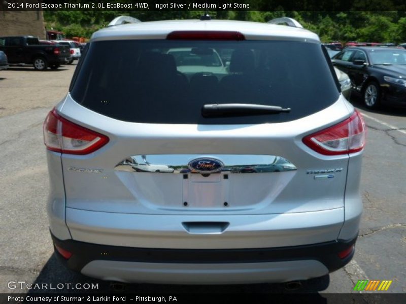 Ingot Silver / Medium Light Stone 2014 Ford Escape Titanium 2.0L EcoBoost 4WD