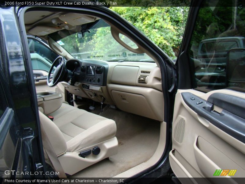 Black / Tan 2006 Ford F350 Super Duty XLT Crew Cab Dually