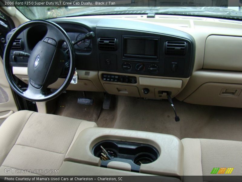 Black / Tan 2006 Ford F350 Super Duty XLT Crew Cab Dually