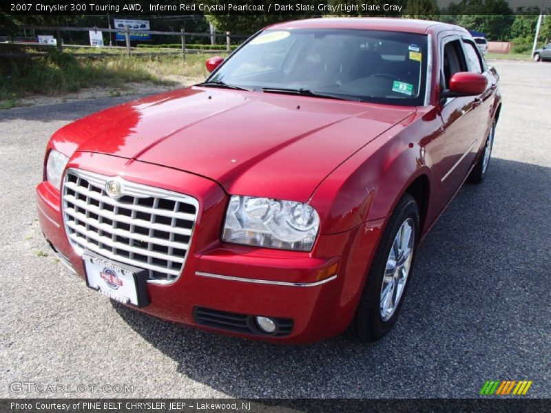 Inferno Red Crystal Pearlcoat / Dark Slate Gray/Light Slate Gray 2007 Chrysler 300 Touring AWD