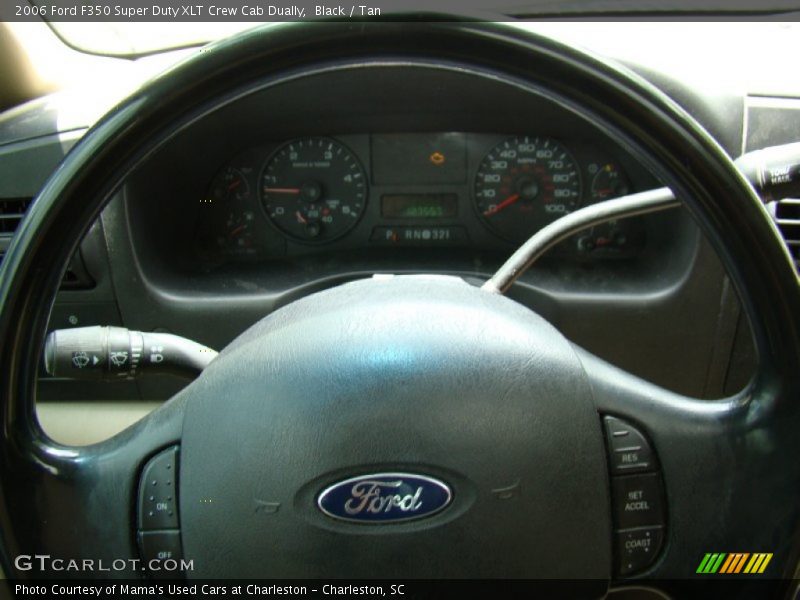Black / Tan 2006 Ford F350 Super Duty XLT Crew Cab Dually