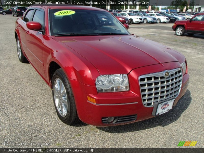Inferno Red Crystal Pearlcoat / Dark Slate Gray/Light Slate Gray 2007 Chrysler 300 Touring AWD