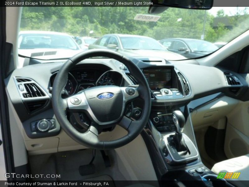 Dashboard of 2014 Escape Titanium 2.0L EcoBoost 4WD