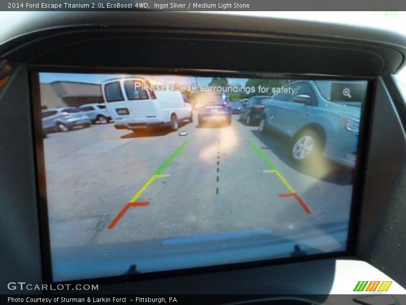 Ingot Silver / Medium Light Stone 2014 Ford Escape Titanium 2.0L EcoBoost 4WD