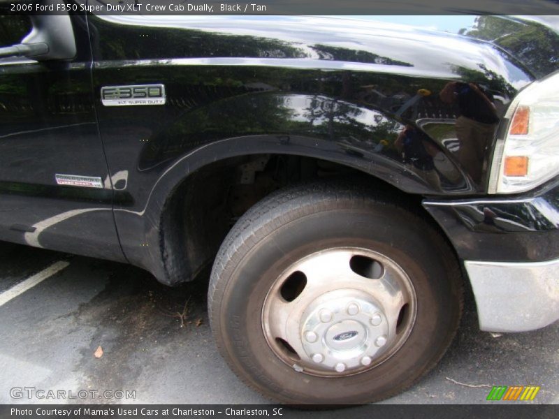 Black / Tan 2006 Ford F350 Super Duty XLT Crew Cab Dually