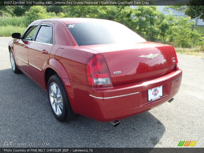 Inferno Red Crystal Pearlcoat / Dark Slate Gray/Light Slate Gray 2007 Chrysler 300 Touring AWD