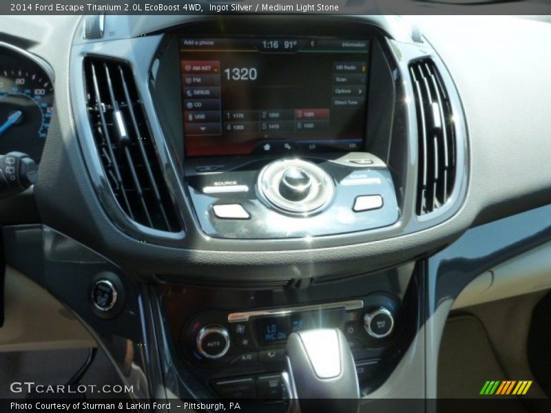 Controls of 2014 Escape Titanium 2.0L EcoBoost 4WD