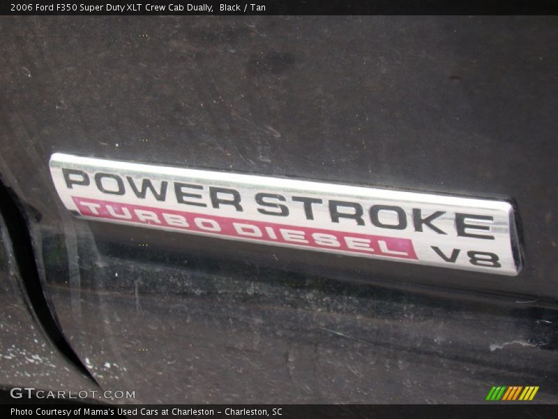 Black / Tan 2006 Ford F350 Super Duty XLT Crew Cab Dually