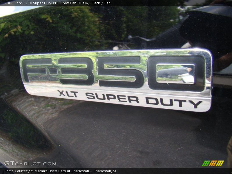 Black / Tan 2006 Ford F350 Super Duty XLT Crew Cab Dually