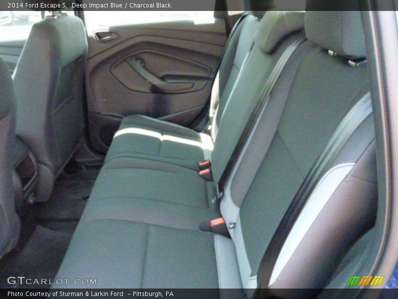 Deep Impact Blue / Charcoal Black 2014 Ford Escape S