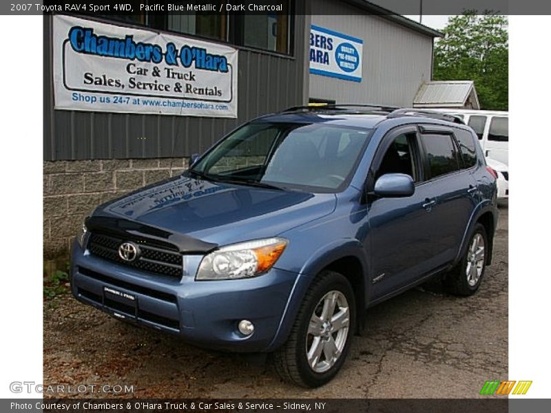 Pacific Blue Metallic / Dark Charcoal 2007 Toyota RAV4 Sport 4WD