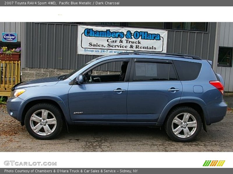Pacific Blue Metallic / Dark Charcoal 2007 Toyota RAV4 Sport 4WD