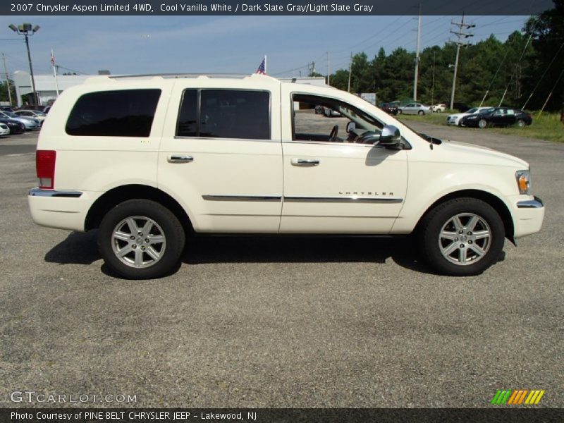 Cool Vanilla White / Dark Slate Gray/Light Slate Gray 2007 Chrysler Aspen Limited 4WD
