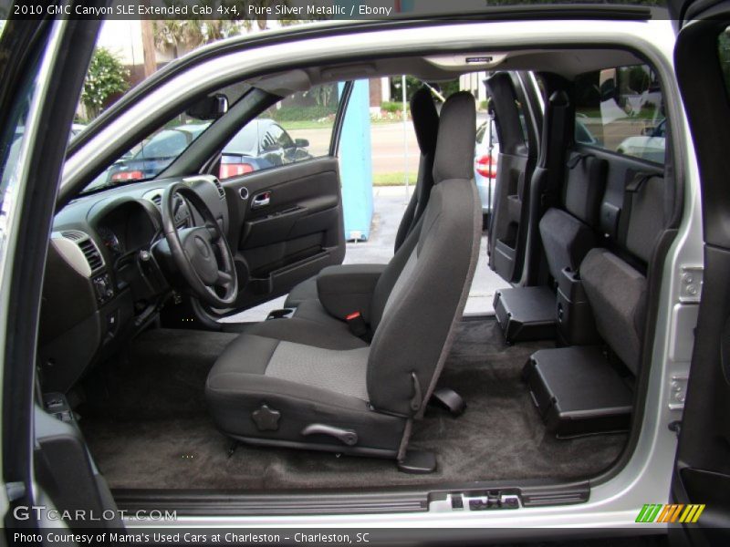 Pure Silver Metallic / Ebony 2010 GMC Canyon SLE Extended Cab 4x4