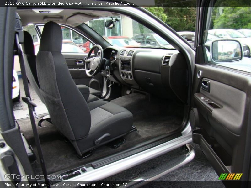 Pure Silver Metallic / Ebony 2010 GMC Canyon SLE Extended Cab 4x4
