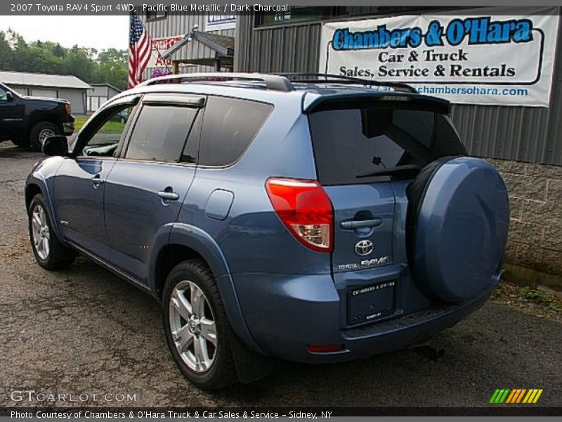 Pacific Blue Metallic / Dark Charcoal 2007 Toyota RAV4 Sport 4WD