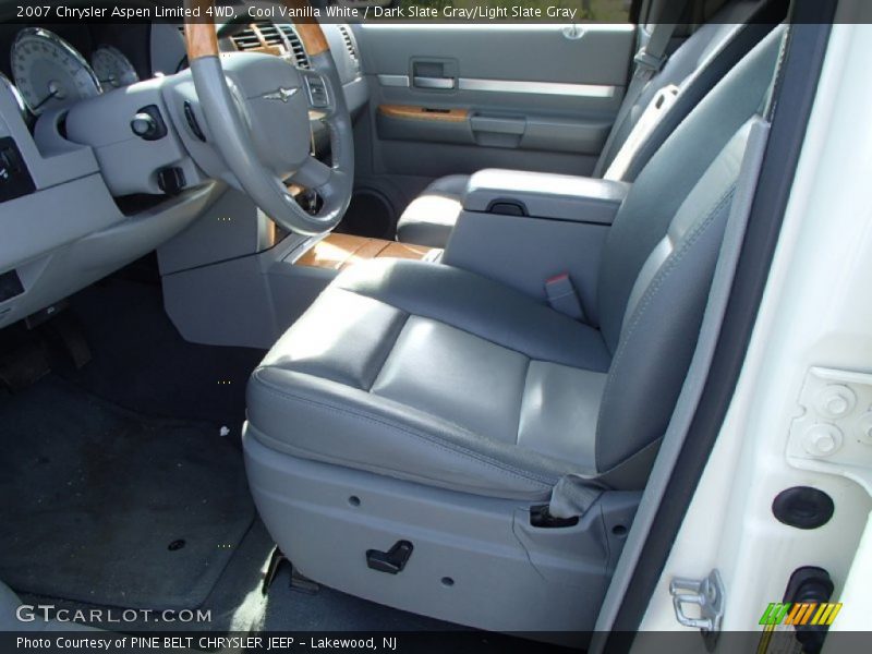 Cool Vanilla White / Dark Slate Gray/Light Slate Gray 2007 Chrysler Aspen Limited 4WD