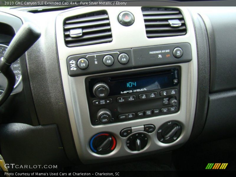 Pure Silver Metallic / Ebony 2010 GMC Canyon SLE Extended Cab 4x4