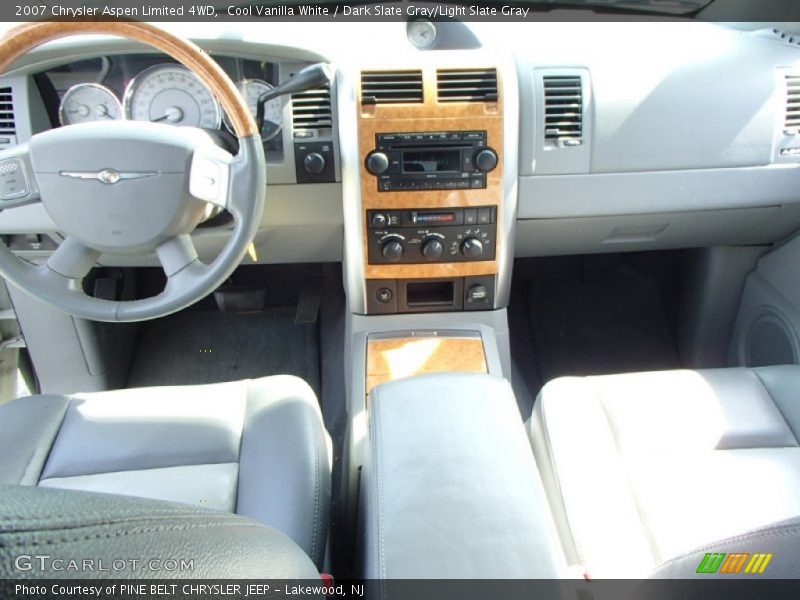 Cool Vanilla White / Dark Slate Gray/Light Slate Gray 2007 Chrysler Aspen Limited 4WD