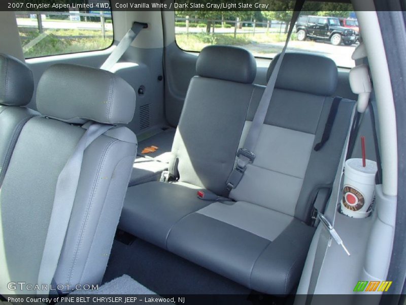 Cool Vanilla White / Dark Slate Gray/Light Slate Gray 2007 Chrysler Aspen Limited 4WD