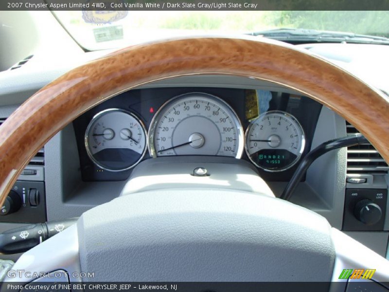 Cool Vanilla White / Dark Slate Gray/Light Slate Gray 2007 Chrysler Aspen Limited 4WD