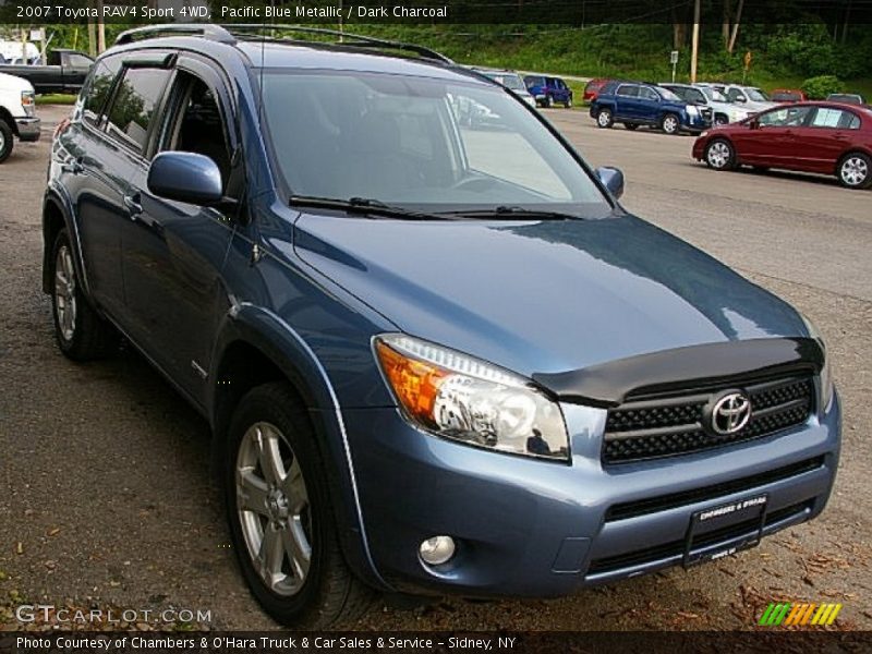 Pacific Blue Metallic / Dark Charcoal 2007 Toyota RAV4 Sport 4WD