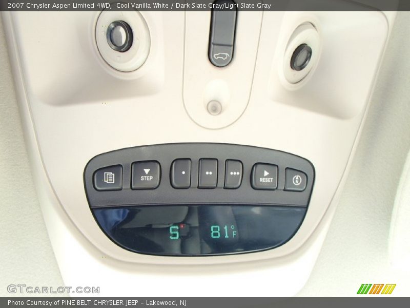 Cool Vanilla White / Dark Slate Gray/Light Slate Gray 2007 Chrysler Aspen Limited 4WD