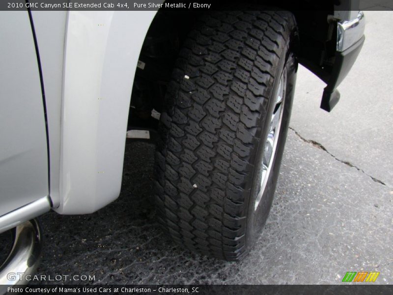 Pure Silver Metallic / Ebony 2010 GMC Canyon SLE Extended Cab 4x4