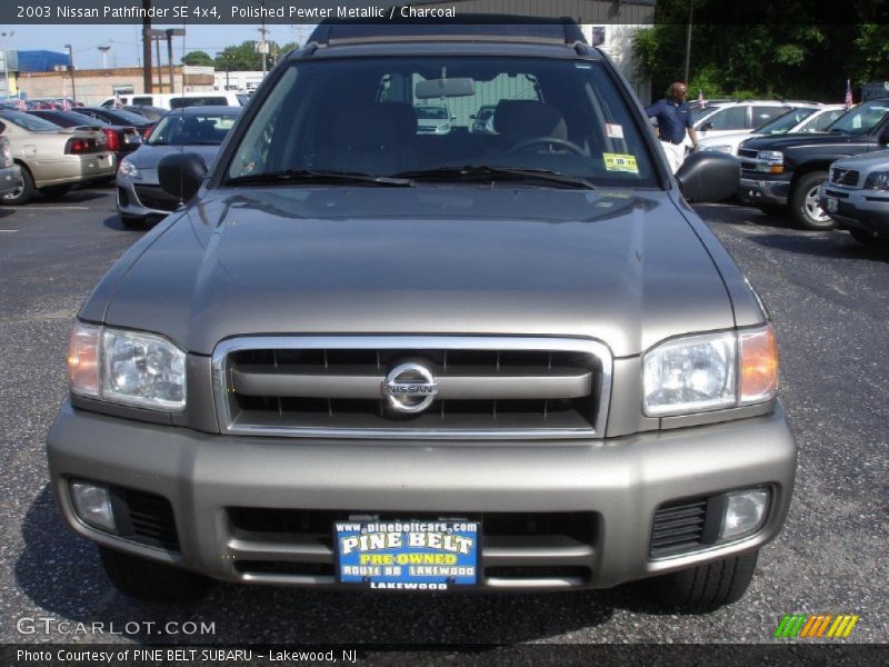 Polished Pewter Metallic / Charcoal 2003 Nissan Pathfinder SE 4x4